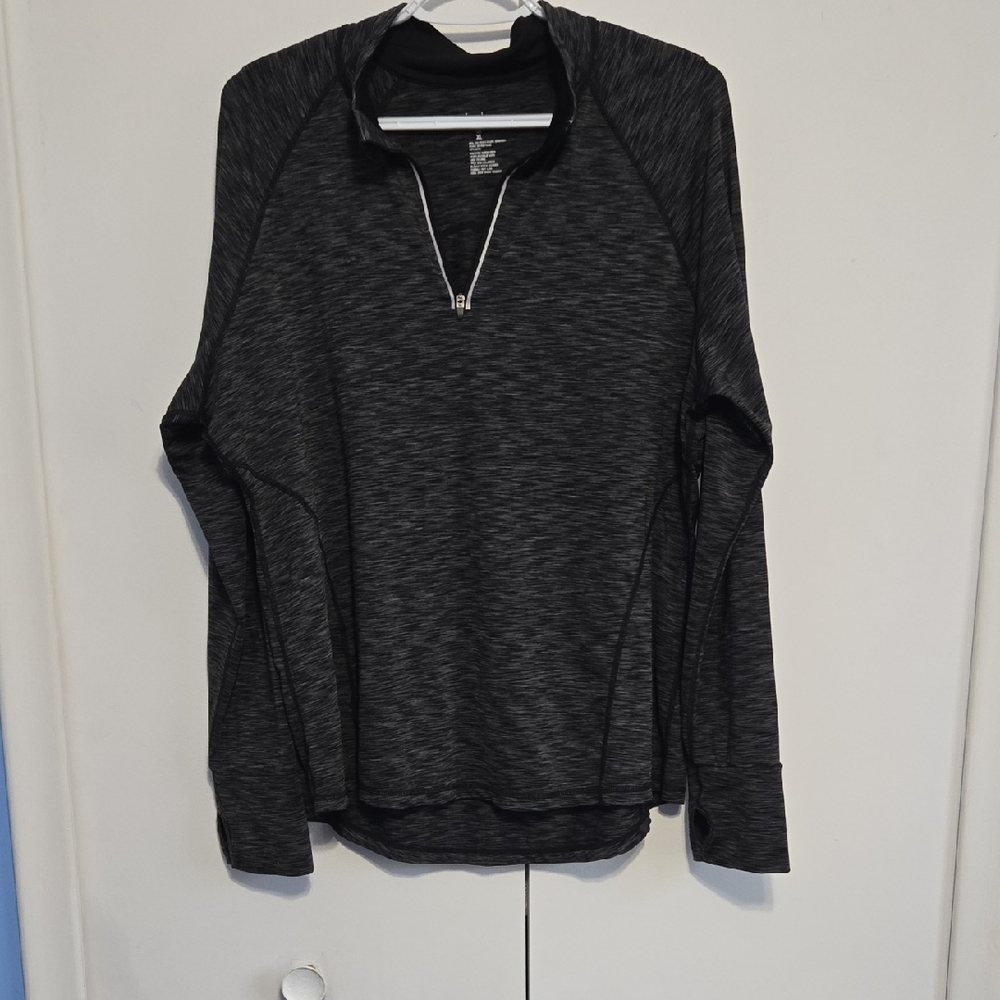 Ideology Charcoal Quarter-Zip Pullover
